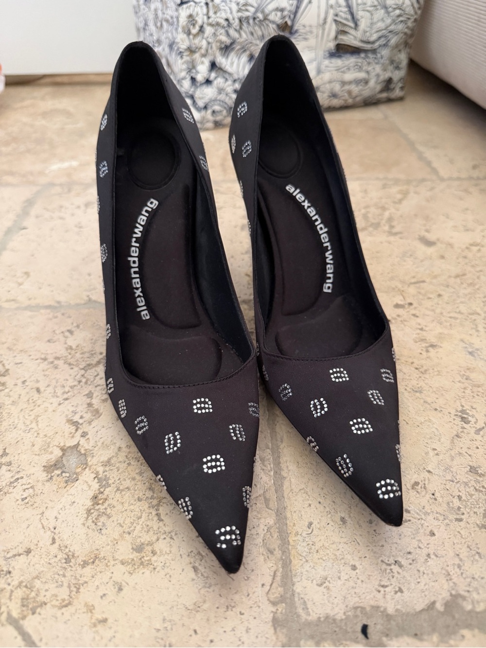 Alexander Wang Delphine Crystal Pointed Pumps